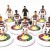 Subbuteo Andrew Table Soccer Portugal EURO 2020 away kit on WSB Professional Bases